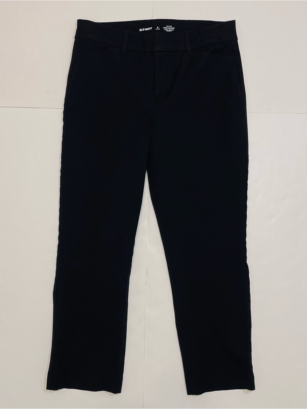 Old Navy High Rise Pixie Straight Women’s Black Dress Ankle Pants Size 8P